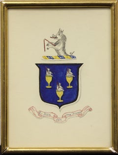 Rearing Griffin Coat-of-Arms