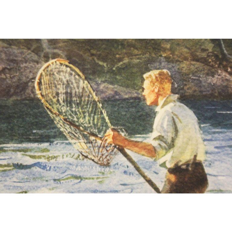 «Atlantic Salmon Fishing » d'Ogden M Pleissner  en vente 4