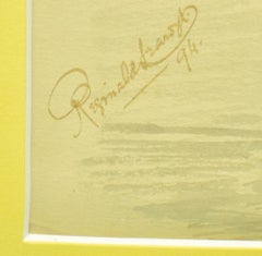 "Dapper Huntsman" c1894 Watercolour by Reginald