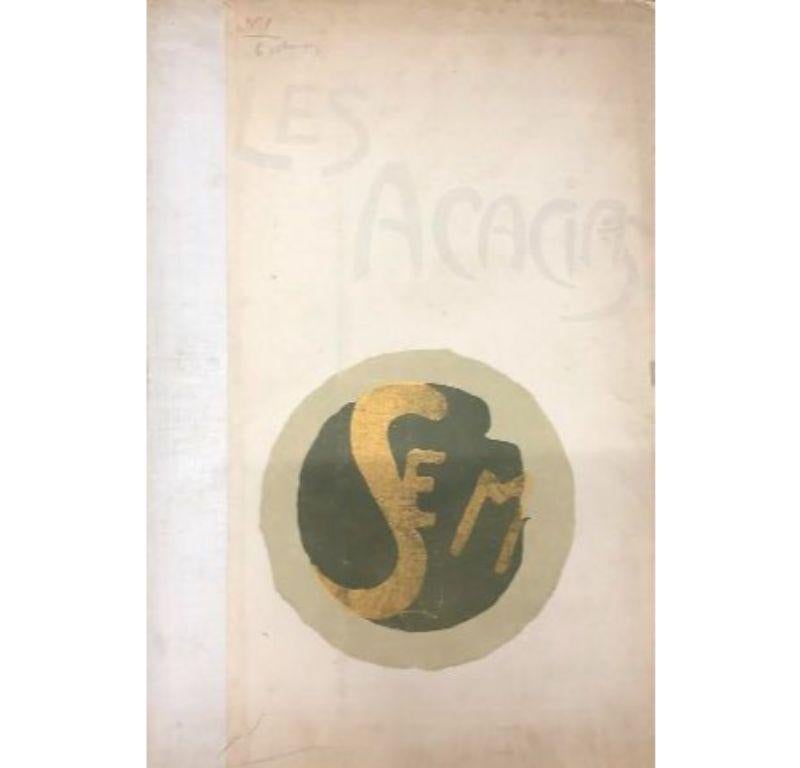Georges Goursat Figurative Art - Les Acacias SEM Folio