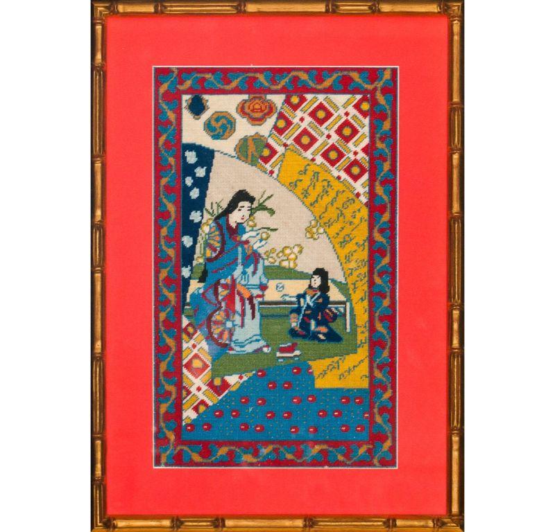 Chinoiserie Petit point d'aiguille - Art de Unknown