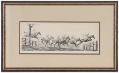 « Tasse de chasse dans le New Jersey » vers 1930, pointe sèche de Paul Brown