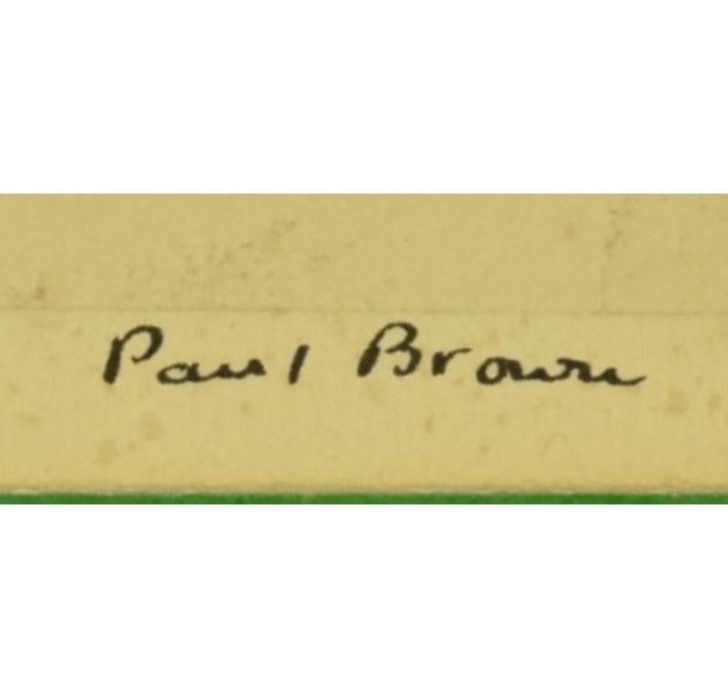 Paul Brown Polo Players 'Down The Field' Drypoint For Sale 2