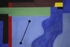 Abstract Acrylic in Bamboo Frame