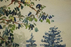 English Country Estate 1952 Watercolour by Montague Birrell Black (1884-1964)