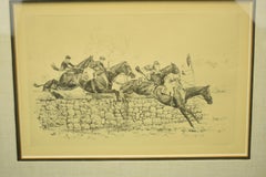 Paul Brown Steeplechase Drypoint