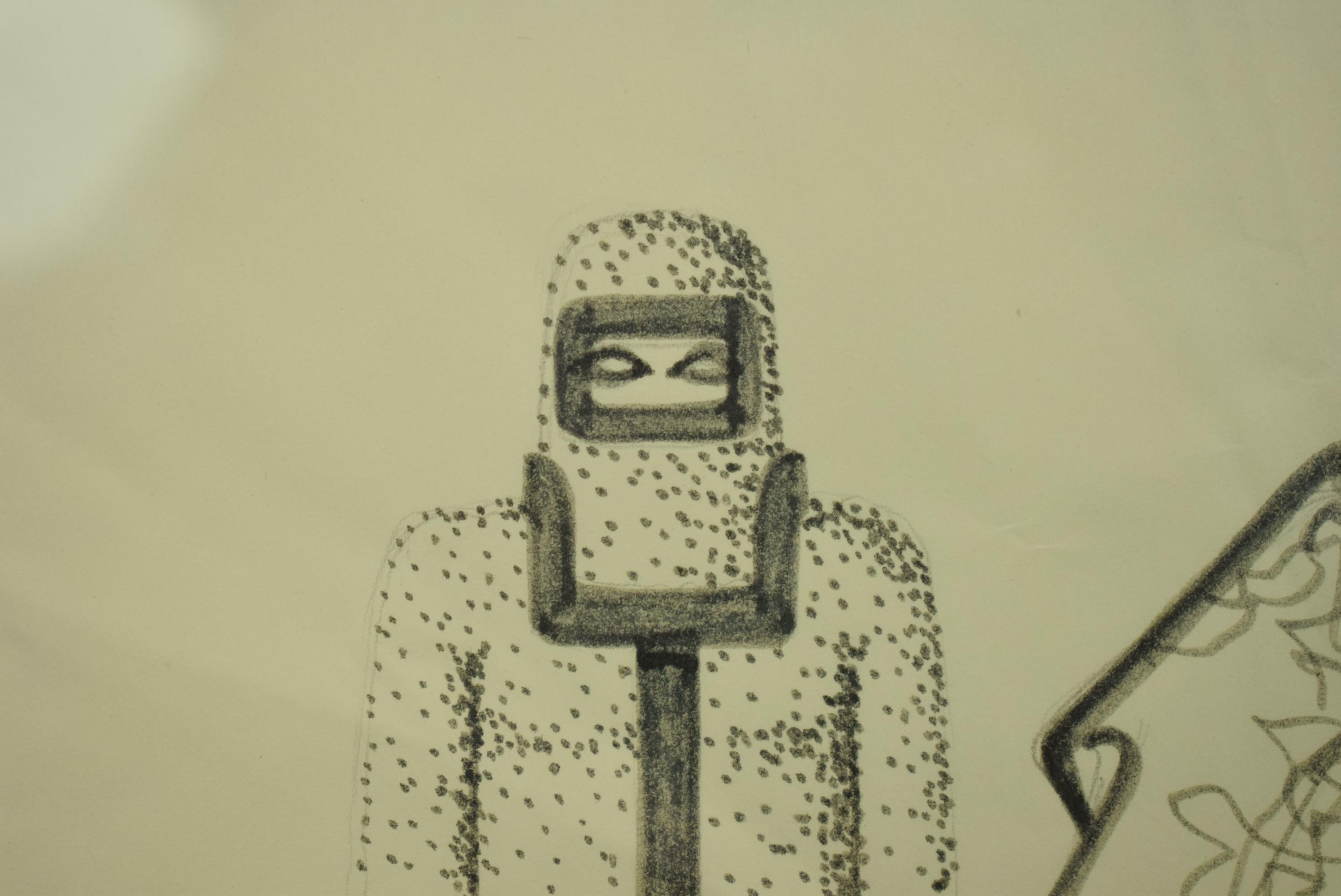 „Paco Rabanne Modelle“ (SIGNED) Original-Kunstwerk im Angebot 5