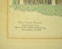 "Paul Brown 'The First Fence Pink Coat Cup' West Hills, L.I. Race Meeting" 1926