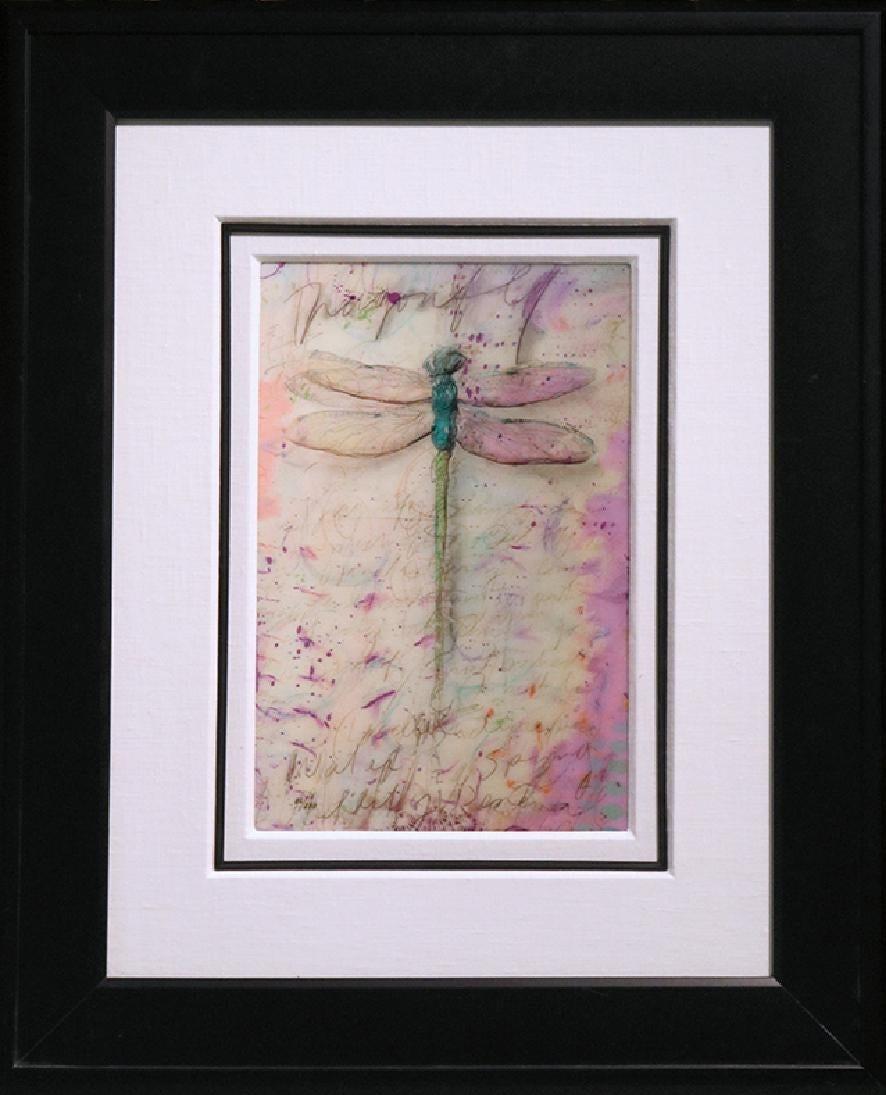 Tim Yanke Animal Print - "Dragonfly" Signed, Limited Edition Holographic Print