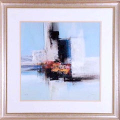 "Abstract Design" Signed and Framed, Limited Edition Lithograph, 250/295