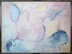 "Untitled I" Original Oil on Canvas (Part of Set) Signed and Dated by Artist 