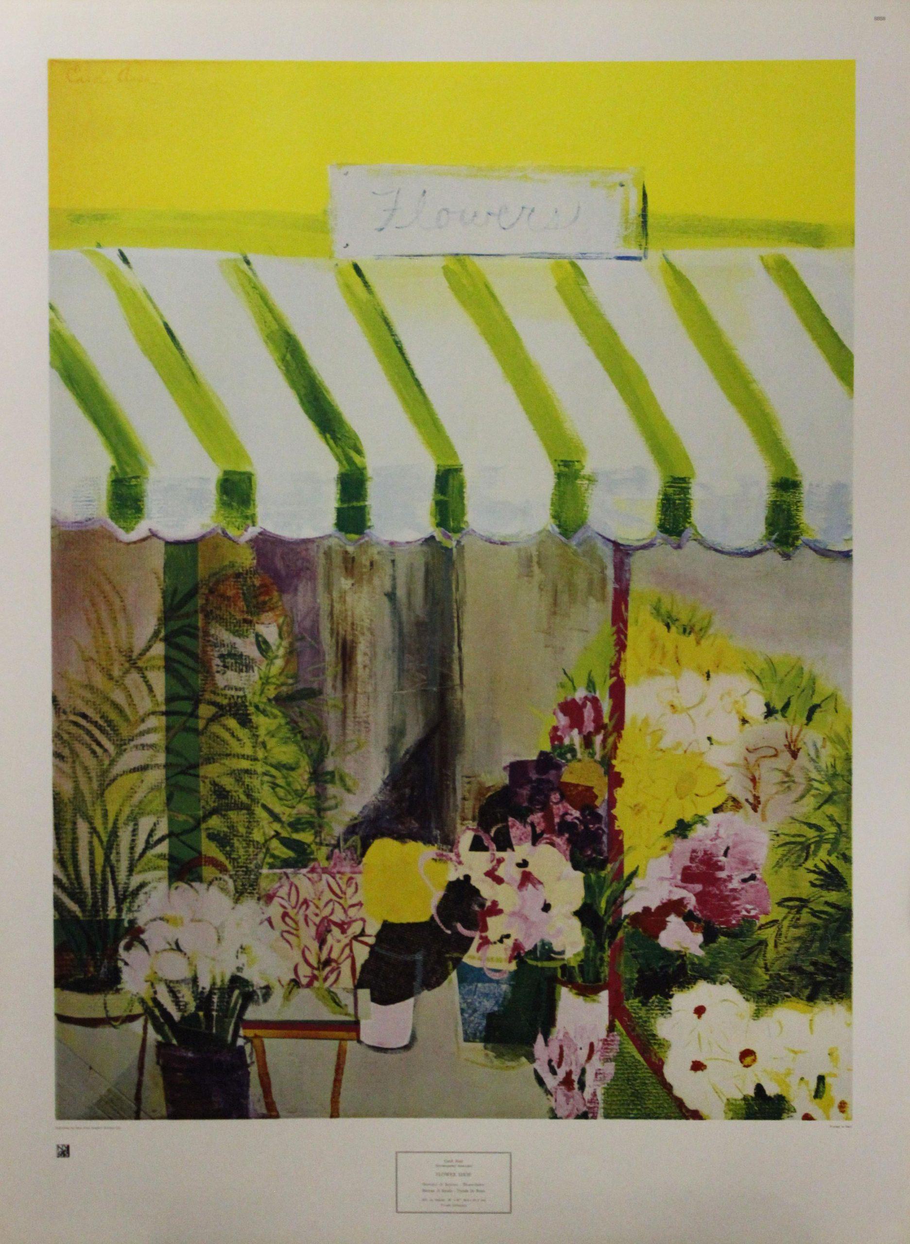 Still-Life Print di Carol Auer - Negozio di fiori. New York Graphic Society, Ltd. Stampato in Italia.