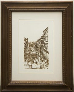 St. James’s Street-Etching (Reproduction)