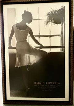 Vintage Ballerina at the Barre   (Poster with photography by Harvey Edwards)