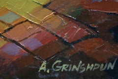"Cycling" Signed, Original Acrylic Painting on Canvas
