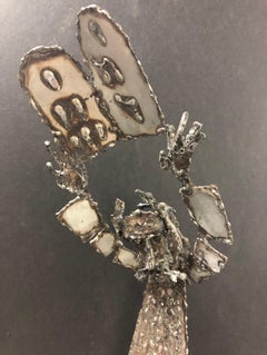 "Moses and The Ten Commandments" Stainless Steel Sculpture