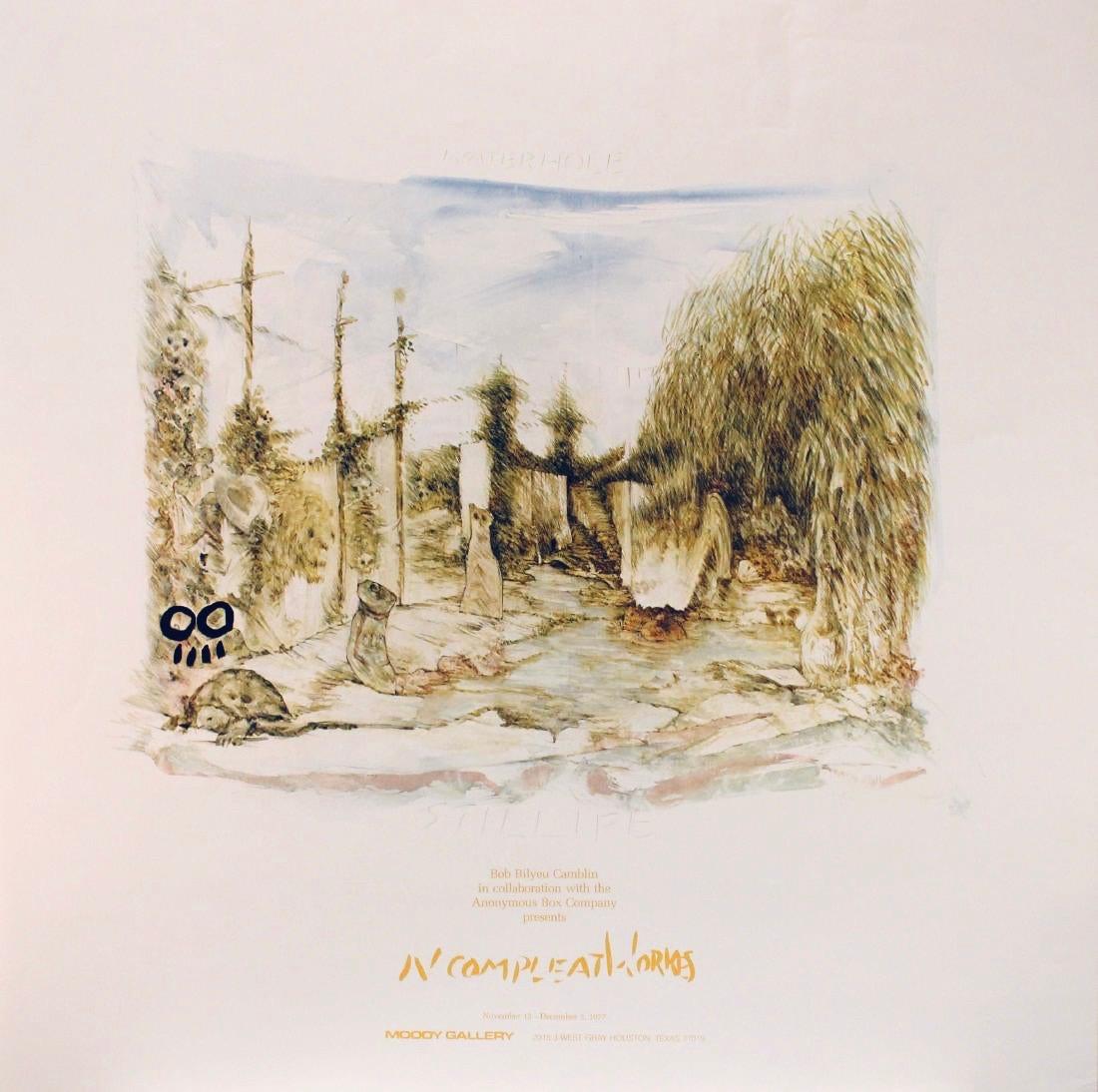 Bob Bilyeu Camblin Animal Print - Poster-N'Compleat Workes, Moody Gallery/Anonymous Box Company