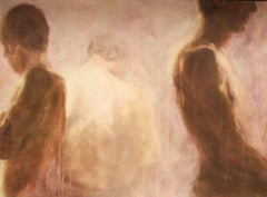 "Figures I" Giclee on Canvas, Signed by Artist