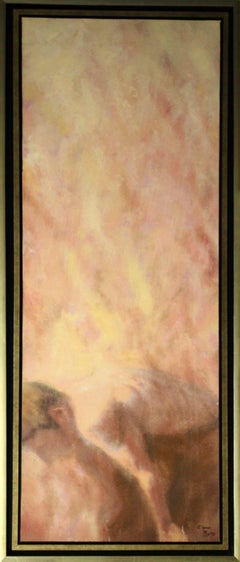 "Figures II" Giclee on Canvas, Signed by Artist (part of set)