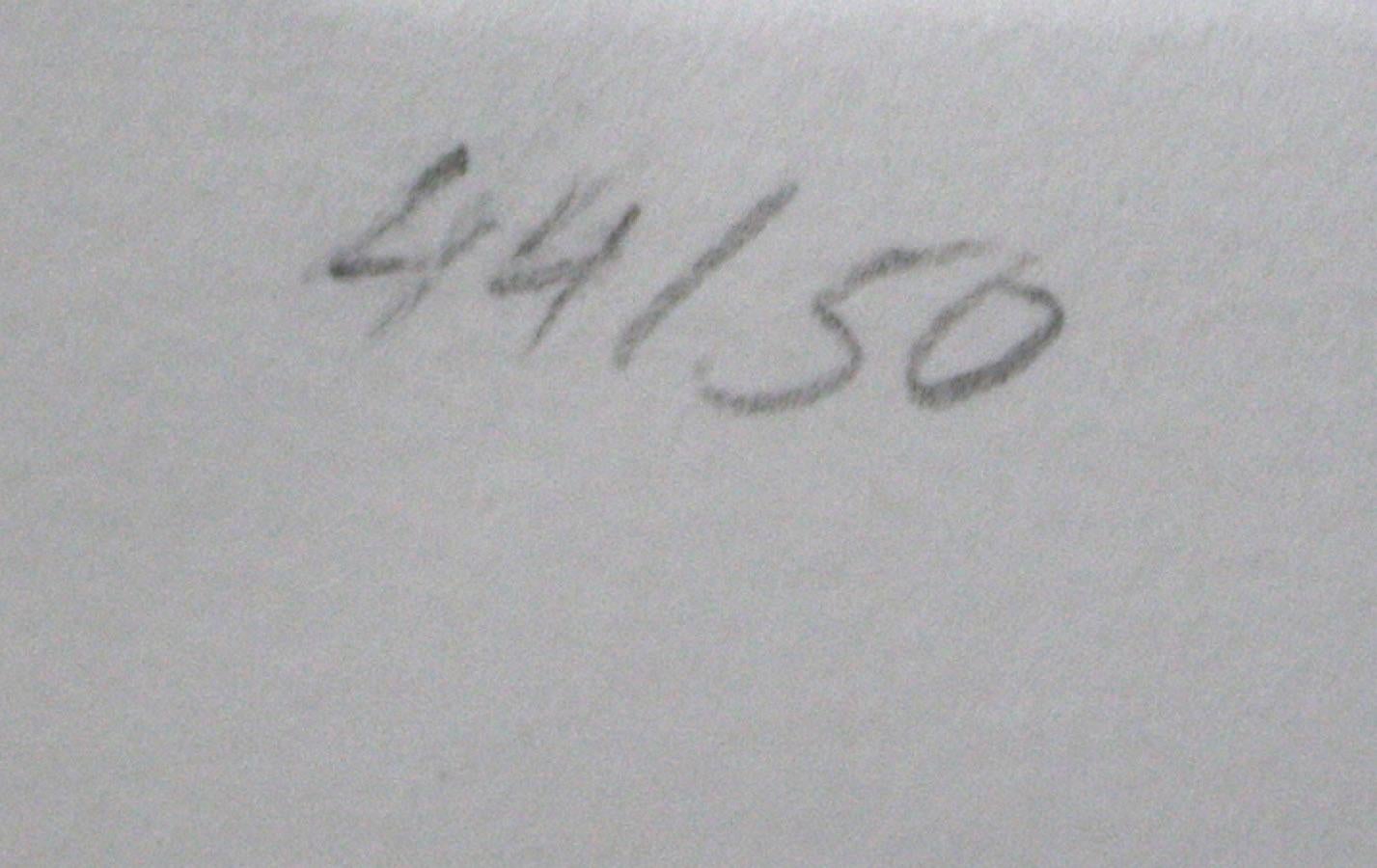 Dalí III-Edición limitada Aguafuerte con aguatinta/viene con COA - Figurative Print Gris de Alfred Gockel