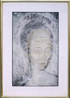 Portrait of a Woman-Oil on Board, Signed by Artist