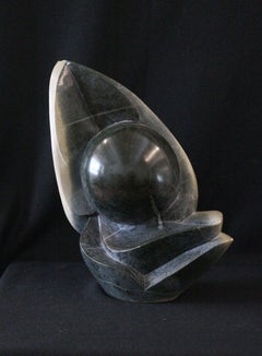 "Shooting Flower" Serpentine Statue