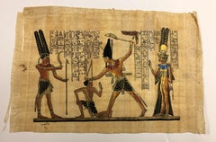 Egyptian Scene I-Painting on Pith Rice Paper
