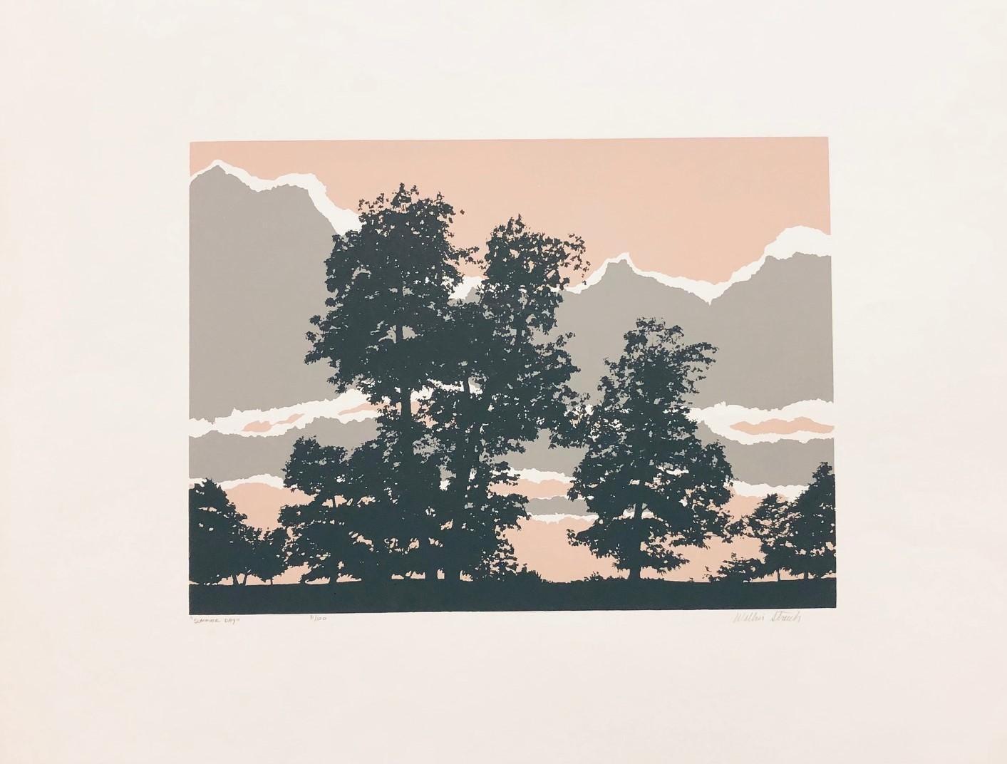 Summer Day-Limited Edition Lithograph, Signed by Artist - Print by Wilbur Streech