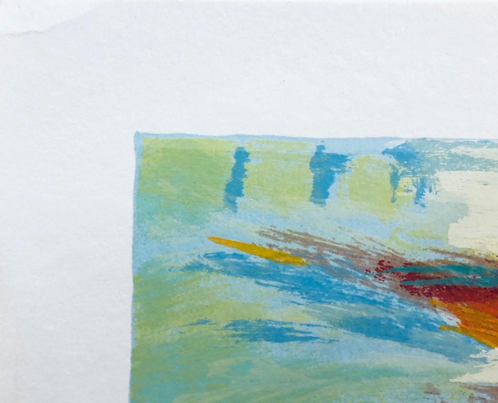 Edición limitada de Giclée sobre papel (A.P 18/50). Firmado por el artista. Mide 24,5 x 30,25 pulgadas y está sin enmarcar. La pieza está en buen estado, con arrugas y grietas propias de la edad y la manipulación. 