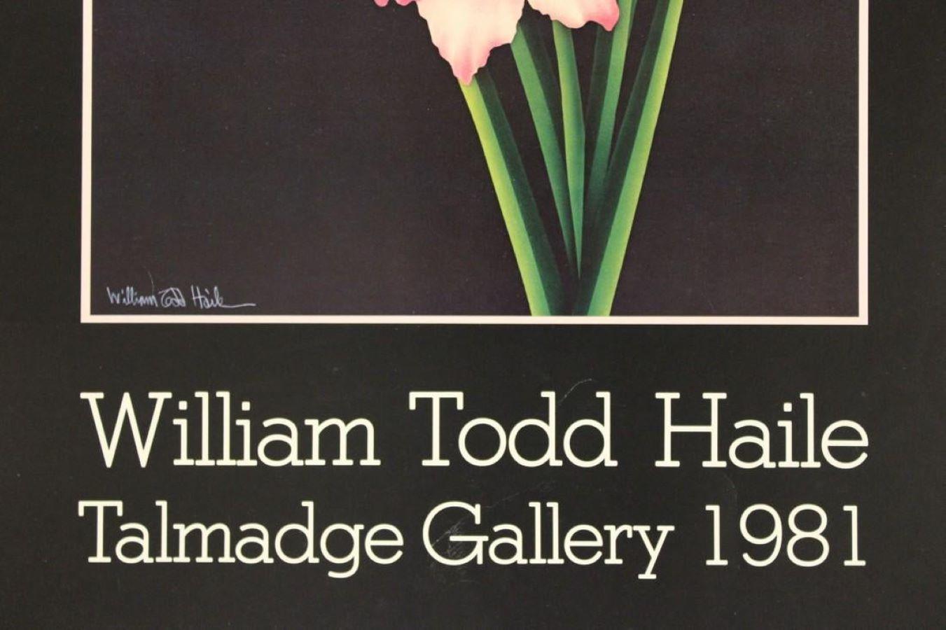 Poster-Talmadge Gallery, 1981 - Print by William Todd Haile
