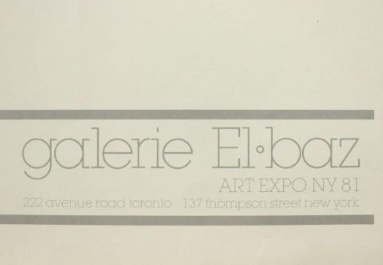 Poster-Galerie El, Baz-Art Expo NY ’81 - Print by John Lander