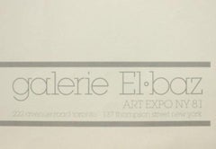 Poster-Galerie El, Baz-Art Expo NY ’81