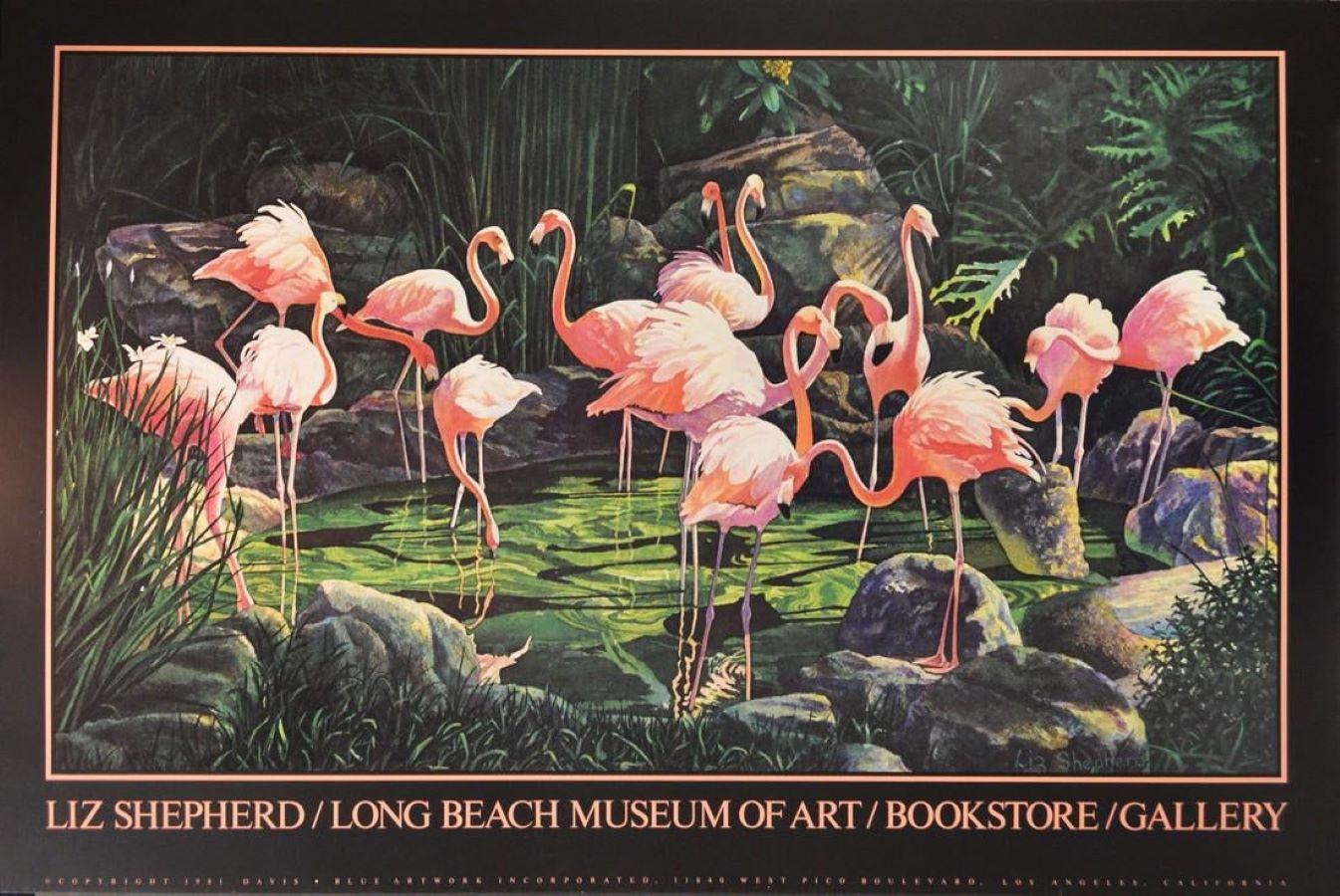 Liz Shepherd Animal Print - Poster-Long Beach Museum of Art/Bookstore/Gallery