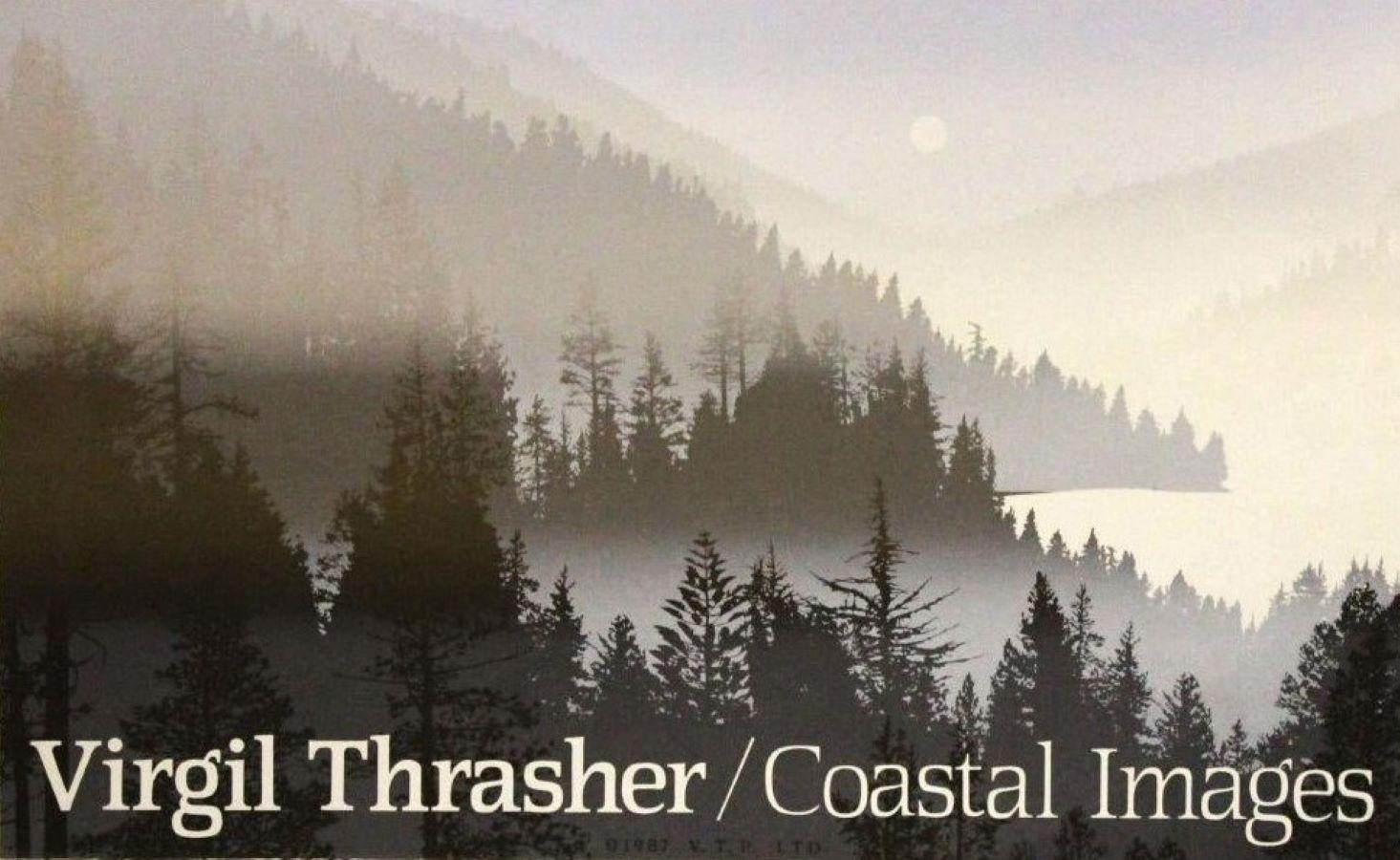 VIRGIL THRASHER (estadounidense, 1943). Cartel-Imágenes de la Costa. Copyright 1987 V.T.P ltd. Medidas 21,5 x 28,5 pulg. Sin enmarcar. Buen estado. 