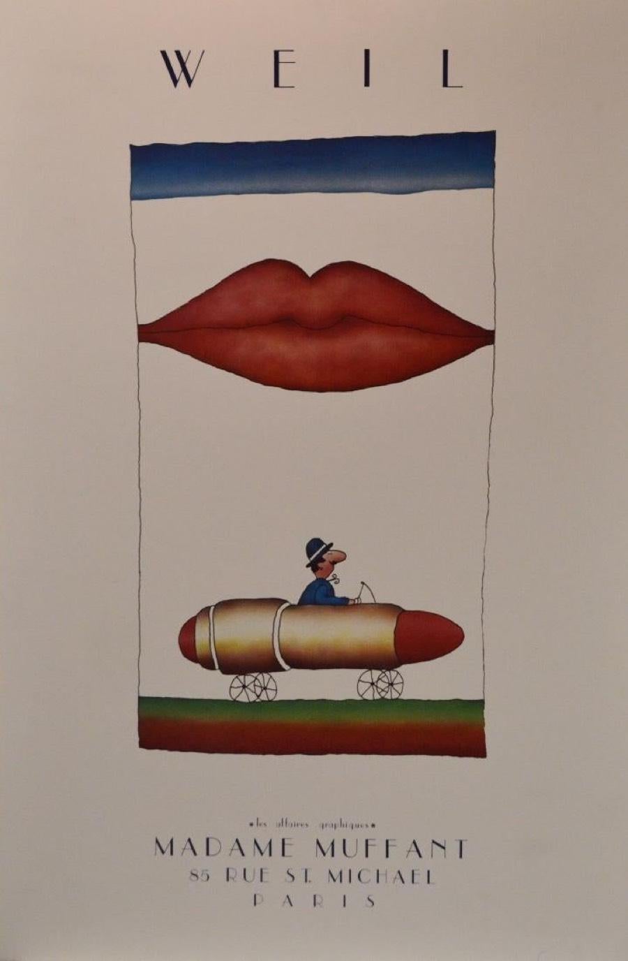 Print di Robert Weil - Poster-Les Affairs Graphiques, Madame Muffant