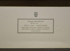 “Still Life- Souvenirs” Poster. New York Graphic Society. Printed in Switzerland