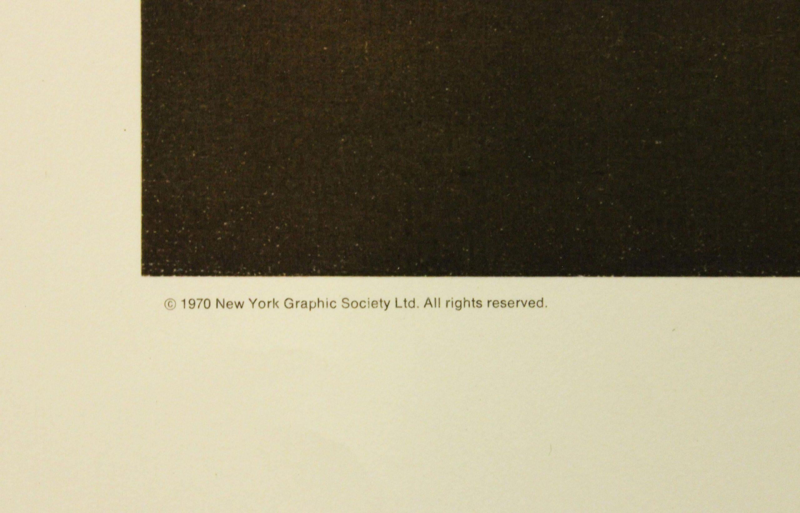 “Still Life with Jugs” Poster. New York Graphic Society Ltd. Printed in U.S.A. - Black Still-Life Print by Bernard Burroughs