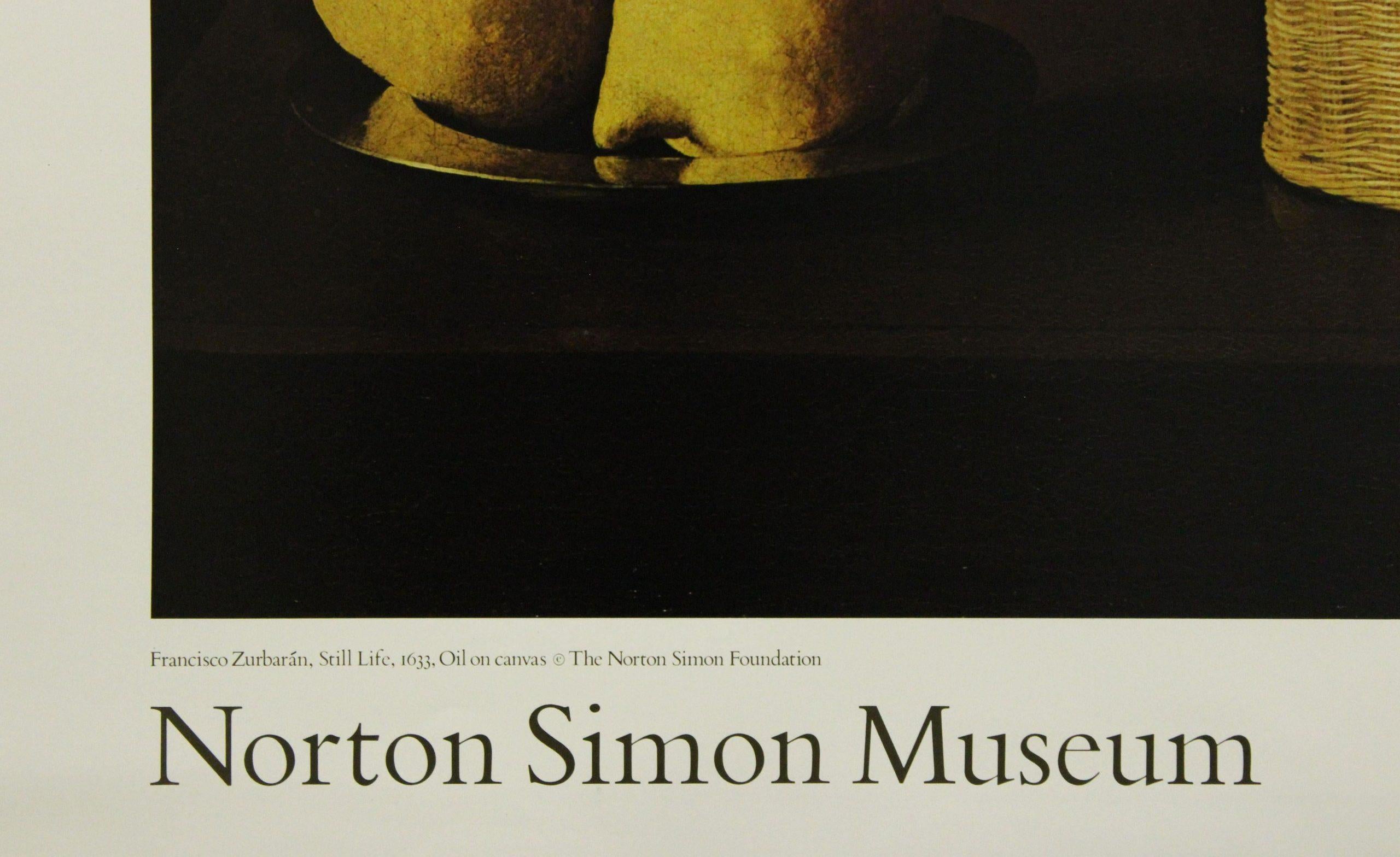 Still Life, Poster. Norton Simon Museum - Print by Francisco Zurbarán