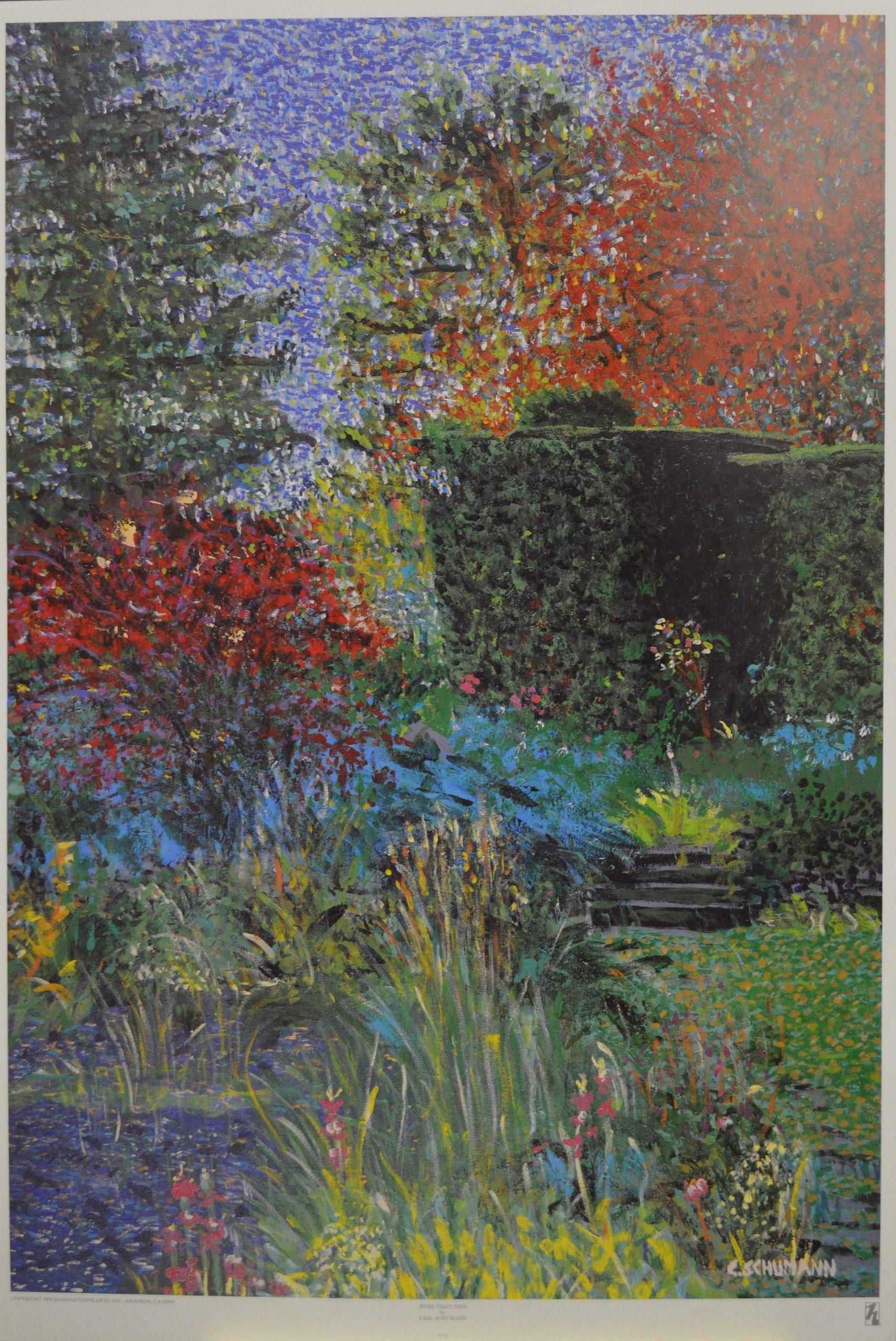 Carl Schumann Landscape Print - More Than This-Poster. 1989 Haddad’s Fine Arts, Inc. Anaheim, California