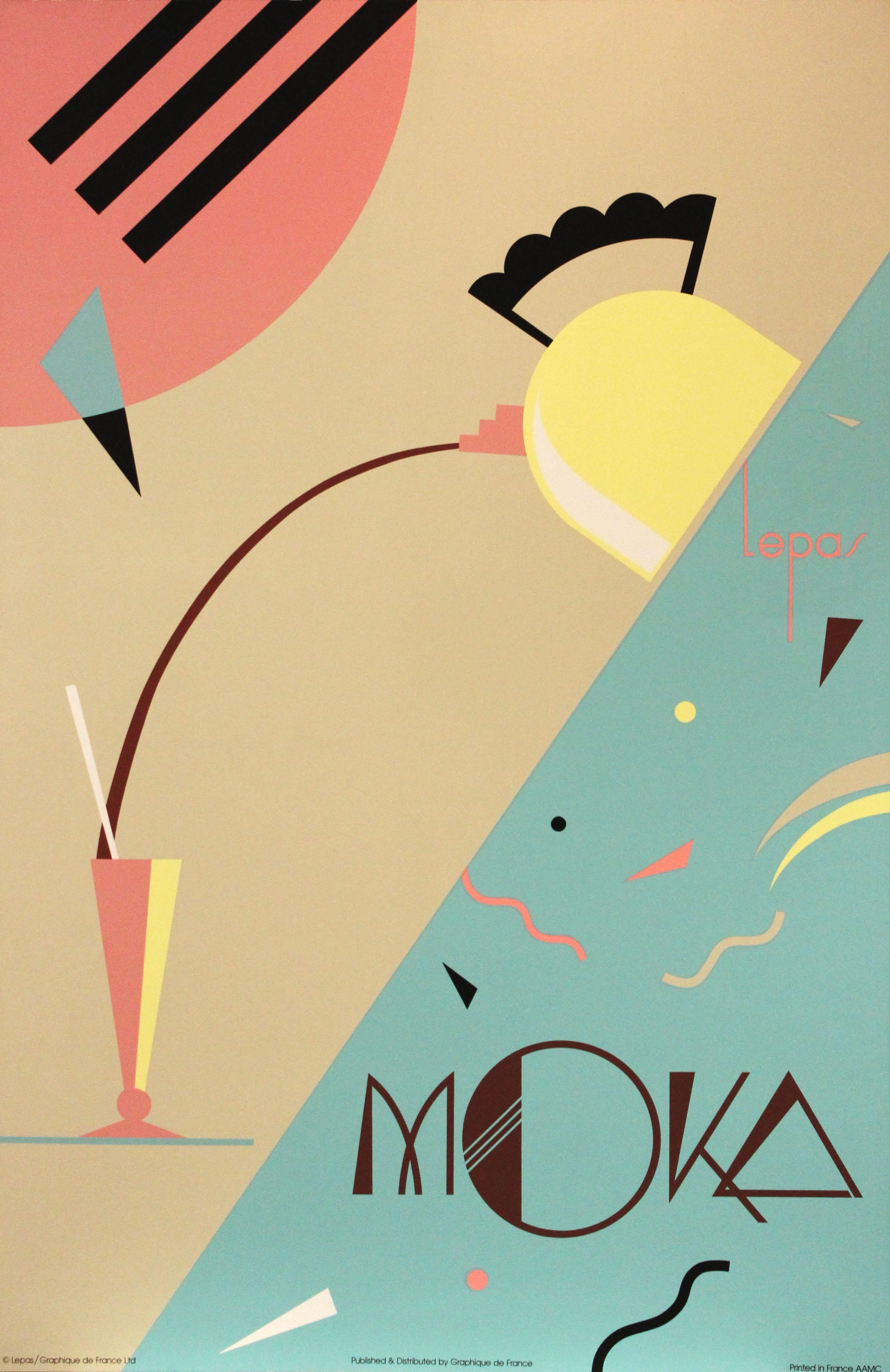 Charles Lepas Print - Poster-MOKA. Published & Distributed by Graphique de France