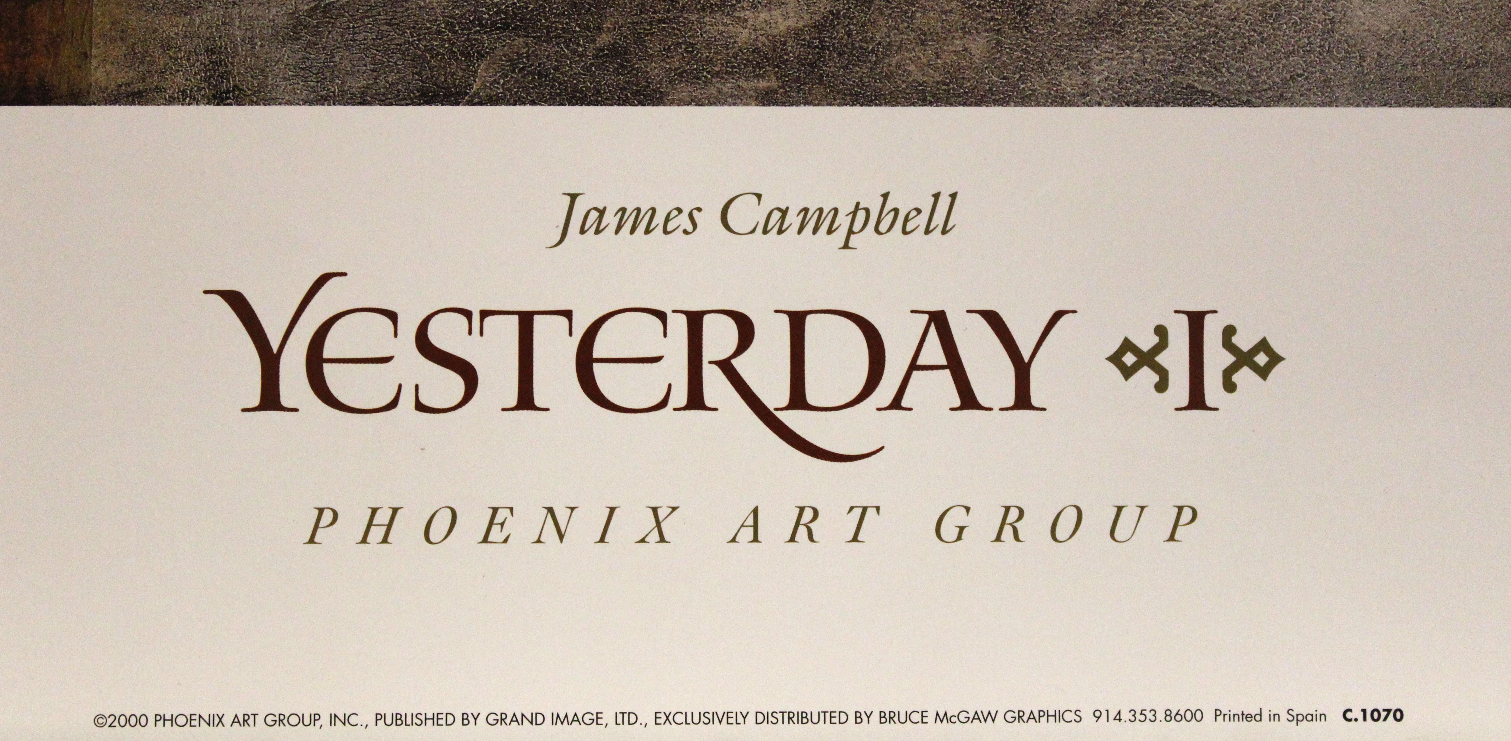 Yesterday I-Poster. Phoenix Art Group - Print by James Campbell