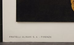 The Gamblers-Poster. Printed in Italy-Fratelli Alinari S.A. Firenze.