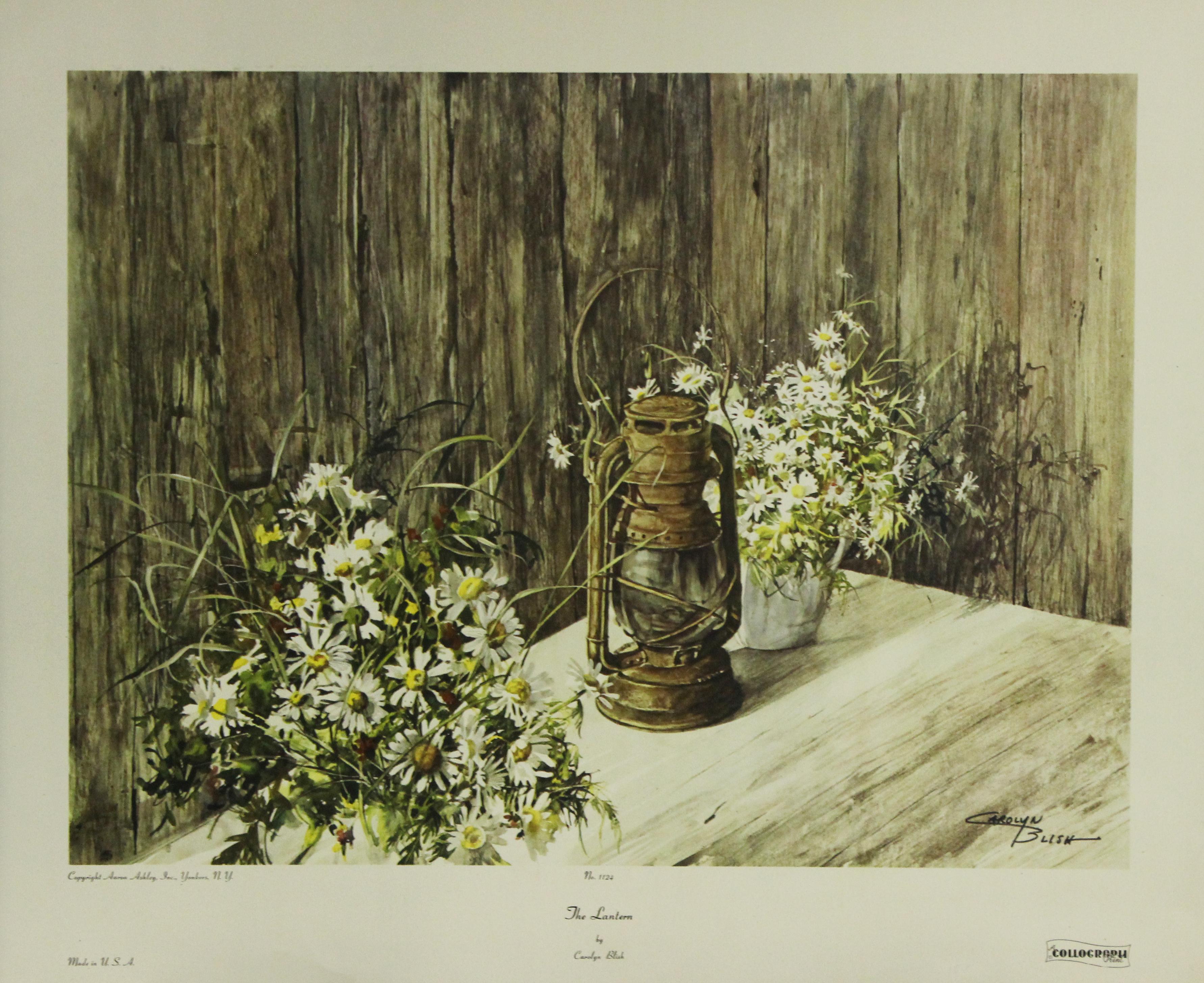 Carolyn Blish Still-Life Print - The Lantern-Poster. Copyright Aaron Ashley, Inc.