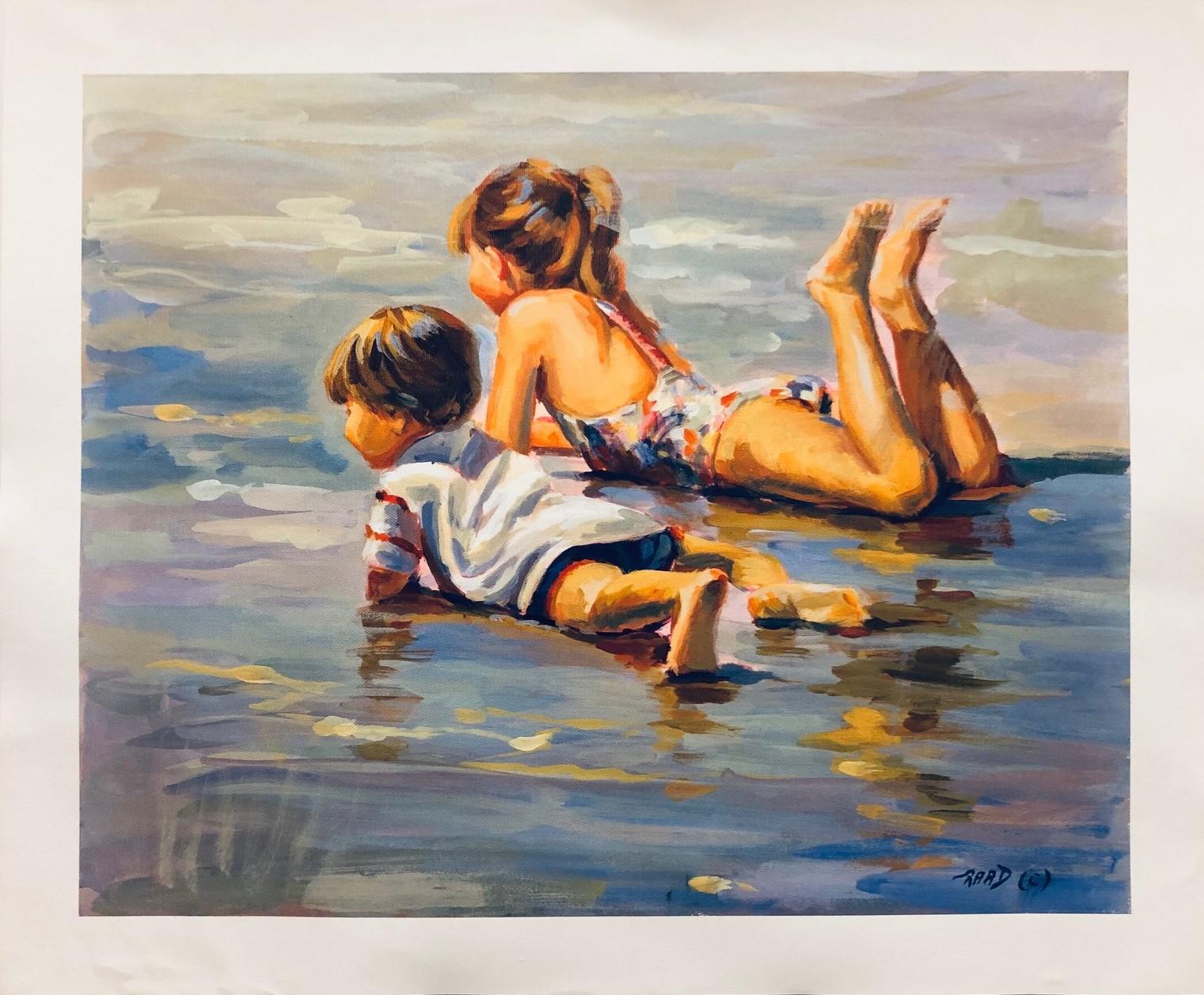 Cooling Off-Limited Edition Giclée on Unstretched Canvas - Print by Lucelle Raad 