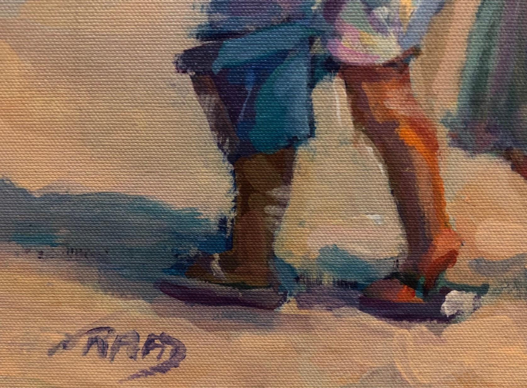 Sunday Best-Limited Edition Giclée on Unstretched Canvas - Print by Lucelle Raad