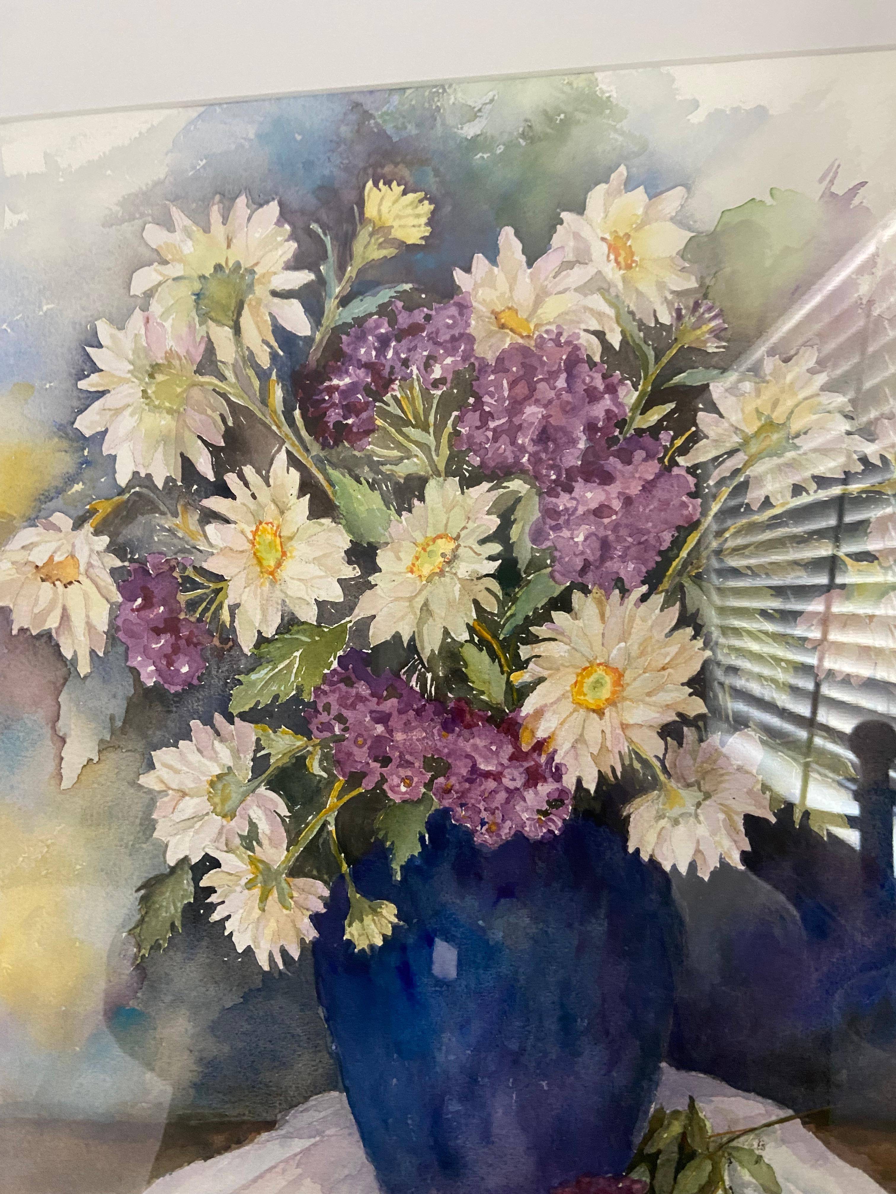 Daisies by Lu Haskew
Watercolor 18x14