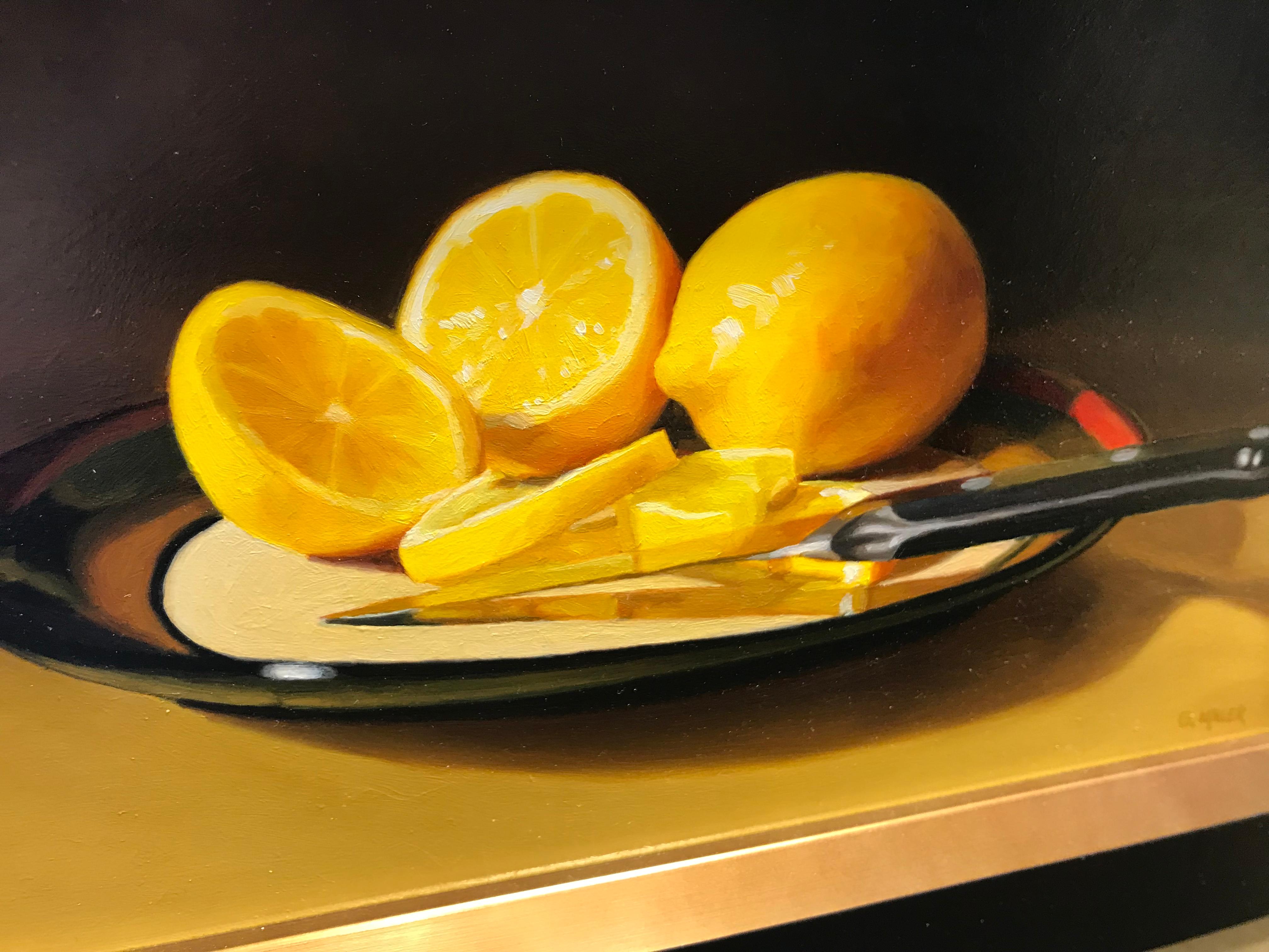 Lemon Fresh - American Realist Painting by Gary Miller