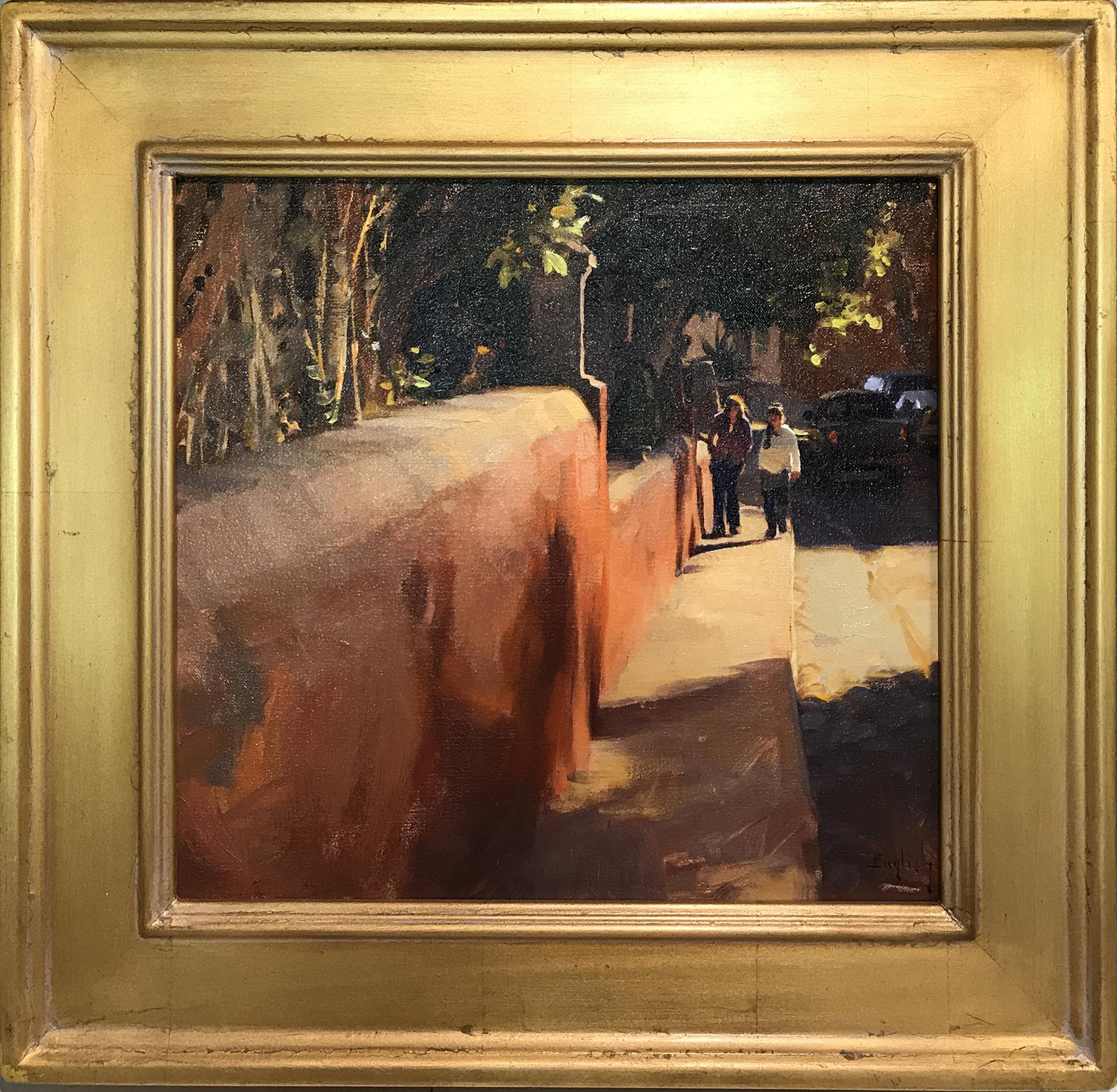 Kim English Landscape Painting - Adobe Walls