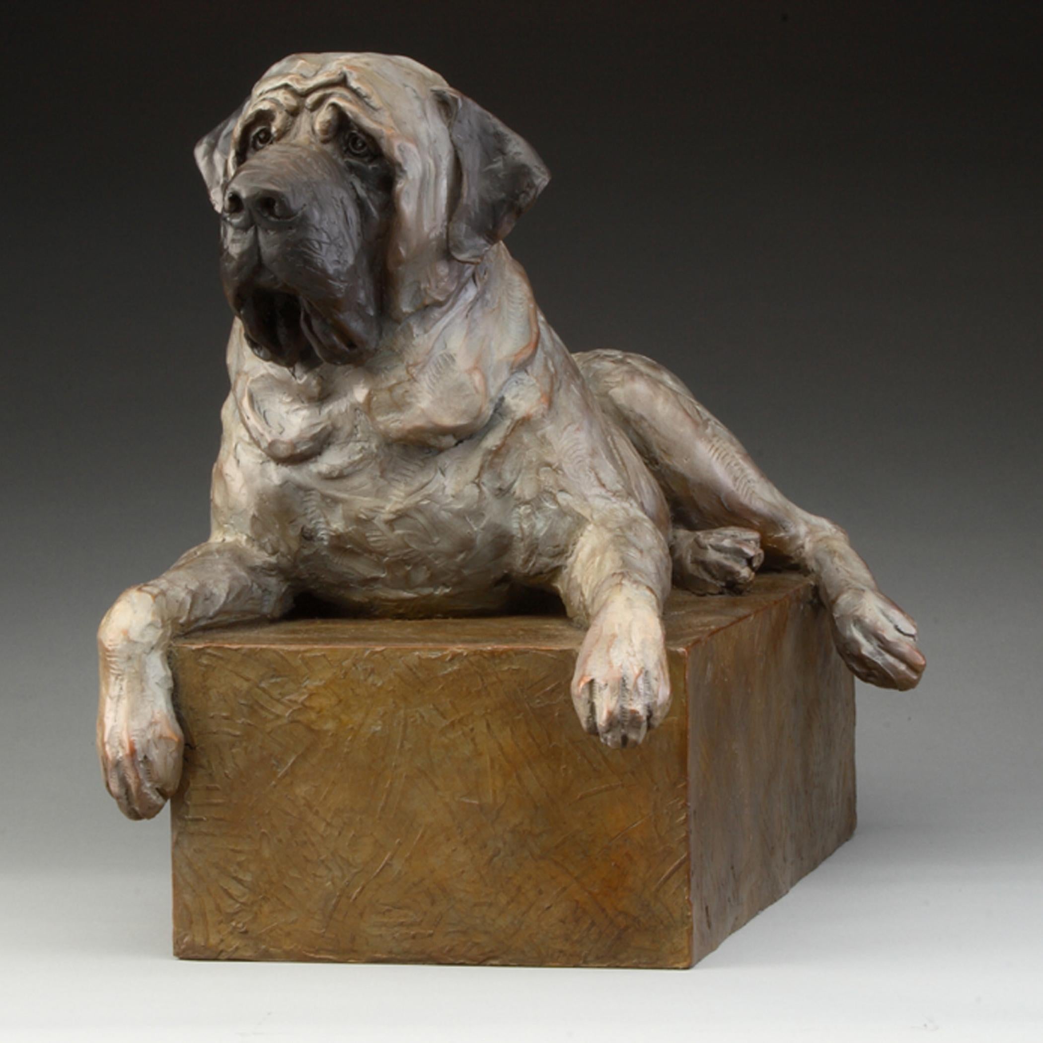 Mastiff - Sculpture by Daniel Glanz