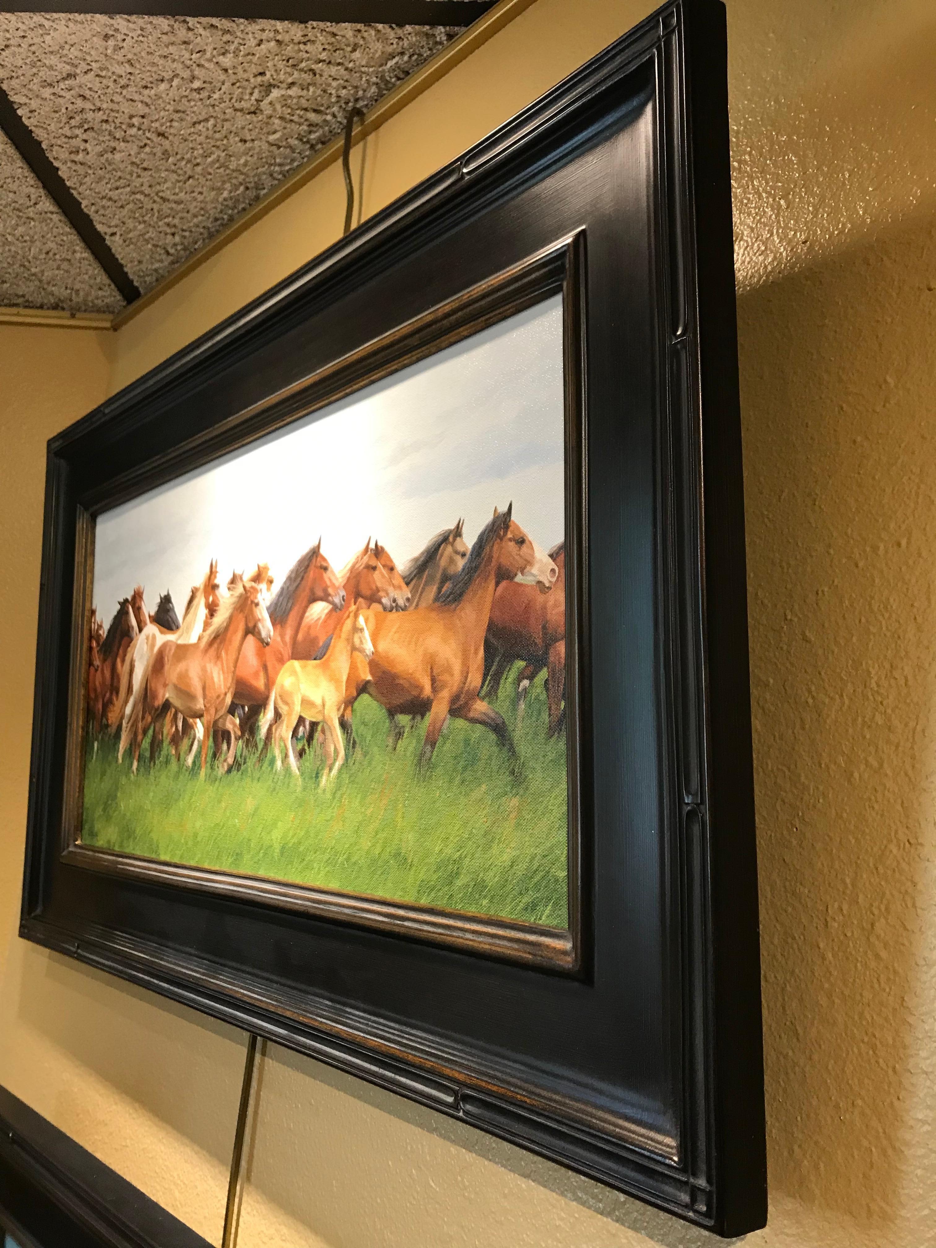 Running Horses - Painting by Gary Miller